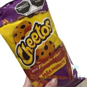 5-pack Cheetos Xtra Flamin’ Hot Sabritas Small bag Mexican chips snack crispy crunchy spicy chili