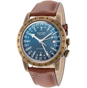 Glycine Men's Airman The Chief GMT 40mm Automatic Watch GL0308