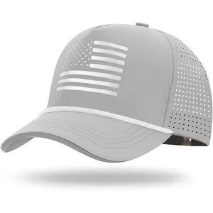 Oversize XL XXL XXXL American Flag Trucker Hat, Waterproof Quick Dry Snapback Hats, Large USA Baseball Cap for Men Big Heads