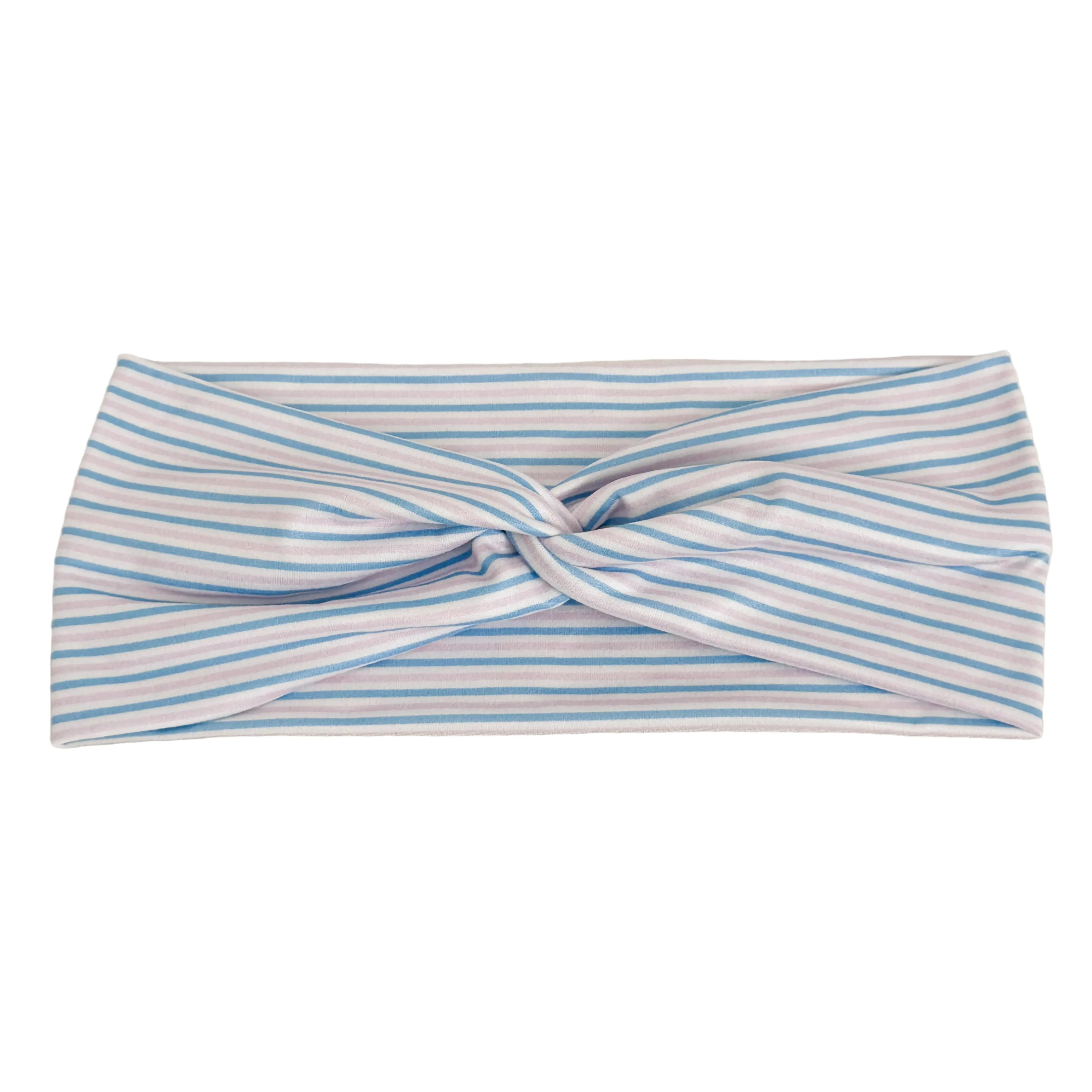 Newborn Striped Nurse Headband - Handmade All Over Print Headband for L&D Work, Nurse Look