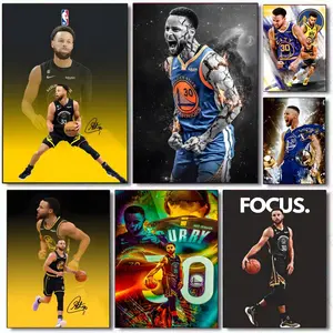 S-Stephen C-Curry Poster Art poster movie mural family childrens room wall decoration print Gift suitable for living room bedroom bar parlor home decor gift fade-Resistant, Non-sticky, vibrant Wall print