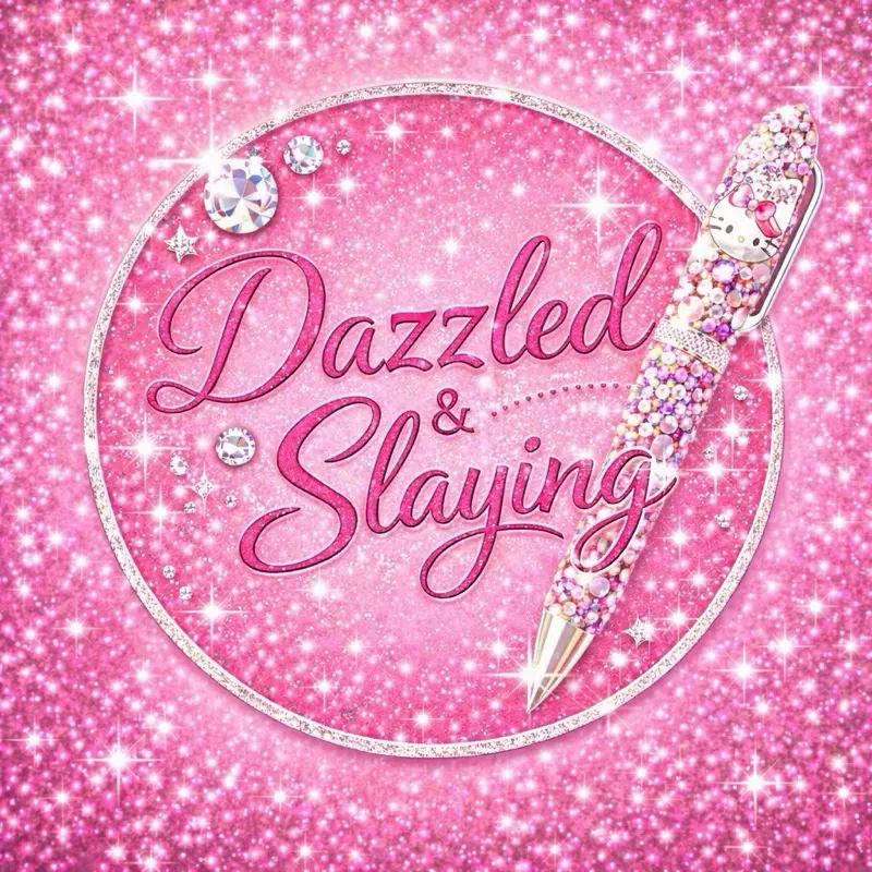 Extended custom rhinestone pen