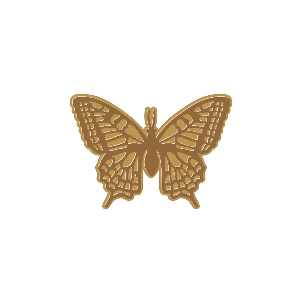 Butterfly Hot Foil Plate