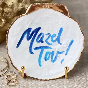 Mazel Tov Scallop Shell