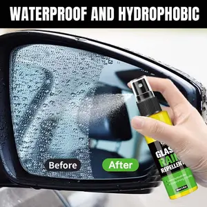 Window Rain Repellent Spray, Waterproof Nano Coating for Car Windows, Mirrors & Glass, Long-Lasting Protection, Easy Application