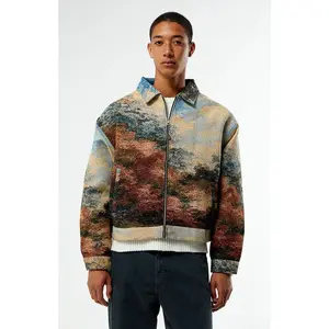 Pacsun Men's Voice Divine Jacquard Gas Jacket Pacsun Men's Voice Divine Jacquard Gas Jacket