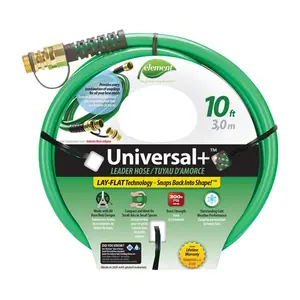 Element 7798804 0.5 in. Dia. x 10 ft. Leader Green Hose, Pvc