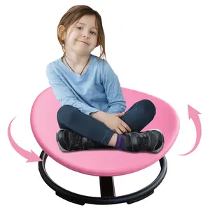 Kids Sensory Spinning Chair for Autism Children Outdoor Play Sensory Toy ADHD Activities Improve Coordination Focus and Balance Safe Comfortable Fun Developmental Tool