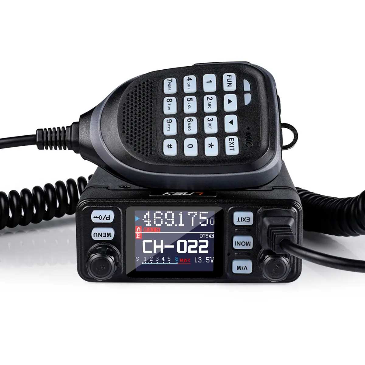cigarette lighter radio with speakers KSUN Mobile Transceiver Radio for Vehicle Truck with Cigarette Lighter Plug  Dual Band VHF/UHF Mini
