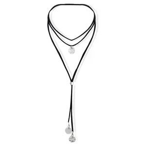 Boho Necklaces for Women Western Outfits Cowgirl Necklace for Women Trendy Handmade Boho Jewelry Leather Necklace Country Jewelry Gifts for Women