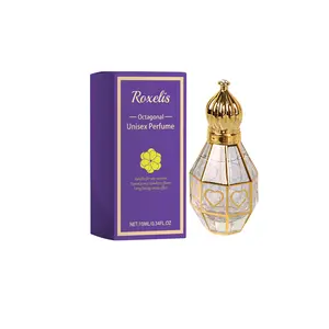 Roxelis Octagonal Unisex Perfume — Fresh, Natural, Niche Fragrance for Couples’ Dates, Long-Lasting Scent