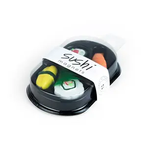 colorful SUSHI magnets ICONIC packaging s/4