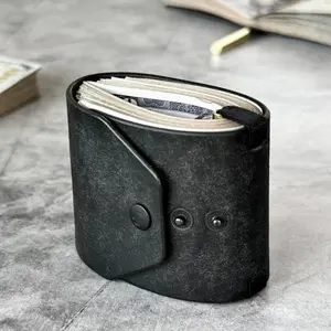 1pc Cash Wrap Wallet with Magnetic Closure, Leather Bill Organizer, Secure Money Storage, Durable Design, Perfect for Daily Use Father's Day Gift,