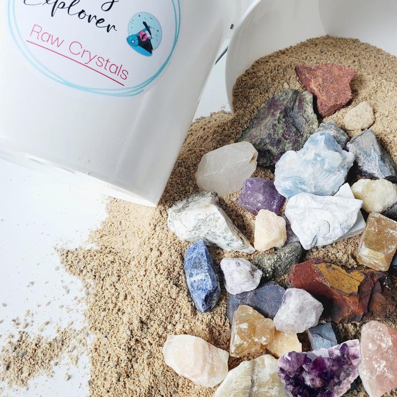 Gallon Mining Bucket | Raw Crystals Only