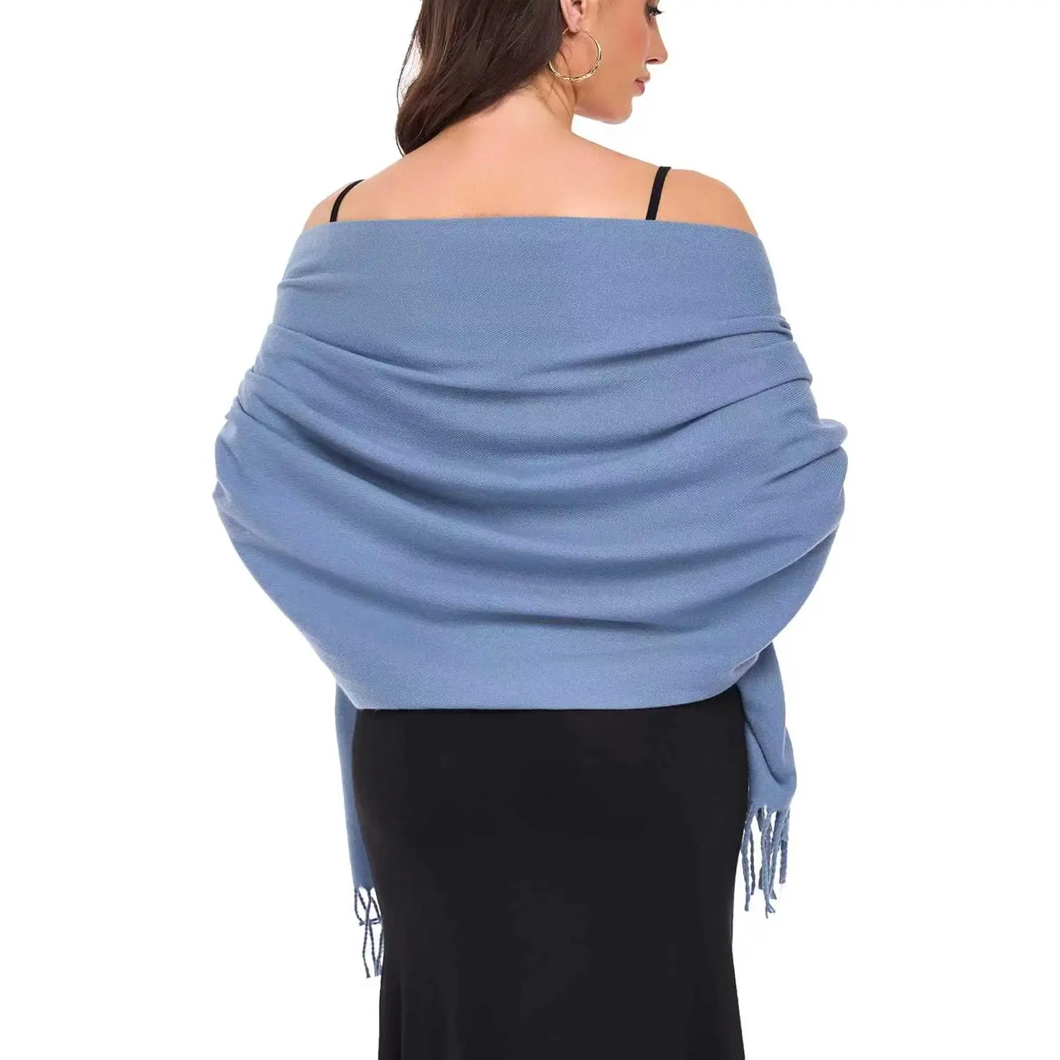 Pashmina Shawl and Wraps for Evening Dresses Resemble Cashmere Scarf for  Women Wedding Winter Warm Shawls - TikTok Shop
