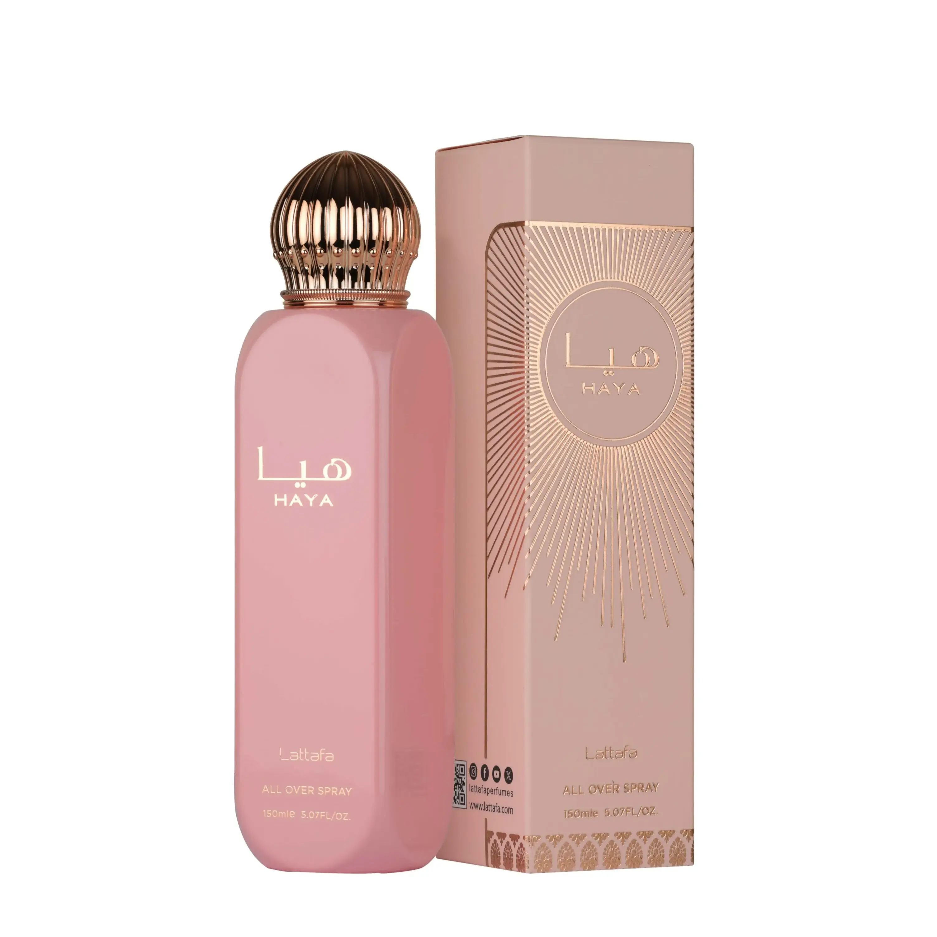 Lattafa Haya for Women All Over Spray, 5.07 Ounce