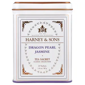 Harney & Sons Classic Collection, Dragon Pearl Jasmine, 20 Tea Sachets, 1.4 oz (40 g)