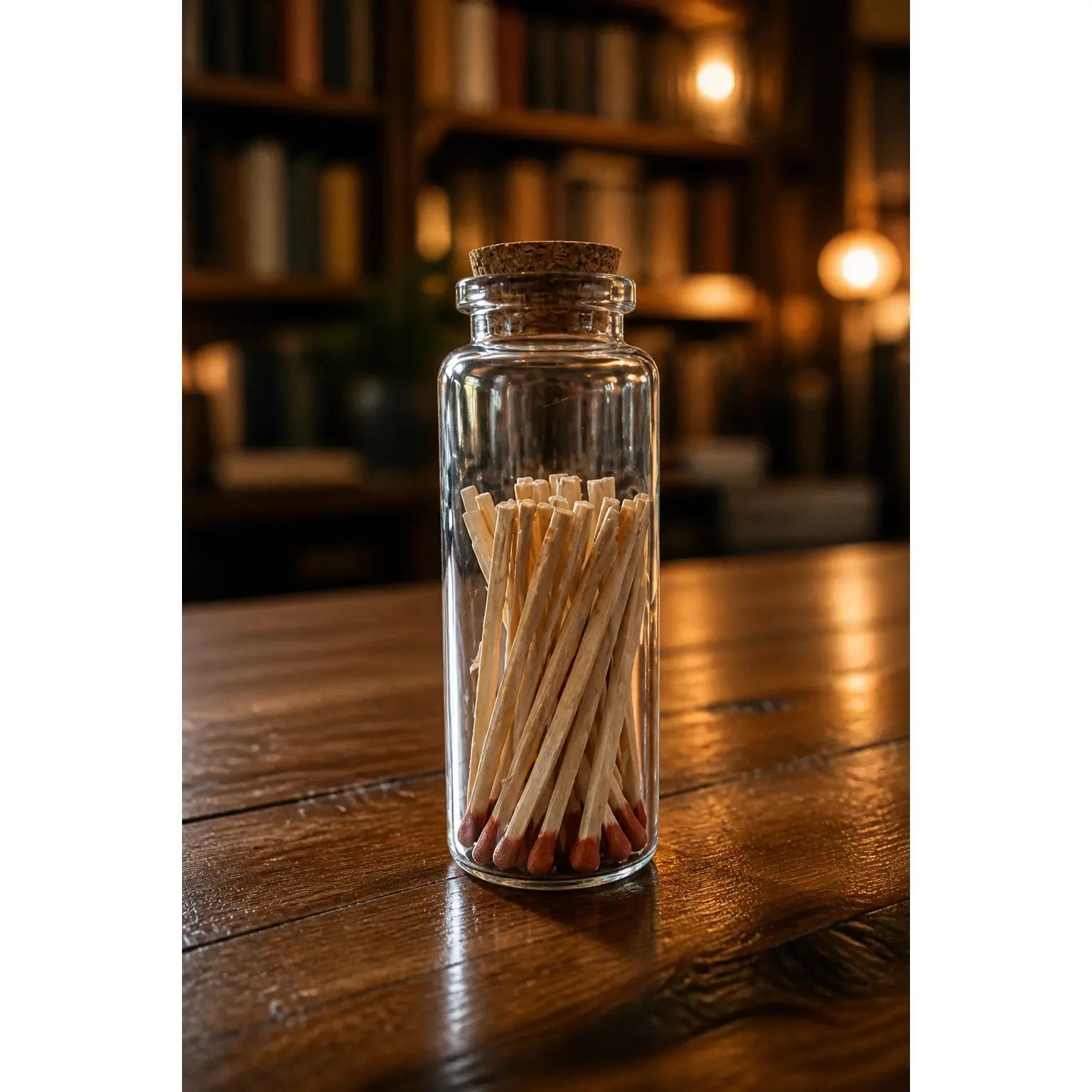 Cork Match Jar · 30 Matchsticks