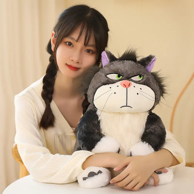 Japanese Funny Lucifer Cat Doll Plush Toy Doll Lucifer Bad Cat Pillow Carol Cat Plush Toy Birthday Gift Girl