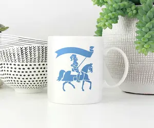 Knight on a Horse Stencil - Art and Wall Stencil