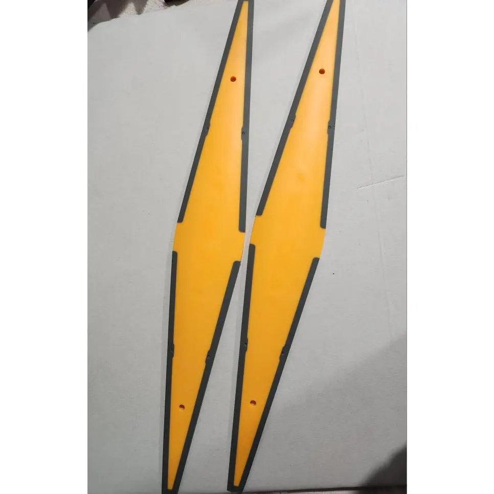 17 Inch Yellow Windshield Squeegee Set of 2 - Ideal for Easy Cleaning and Maintenance