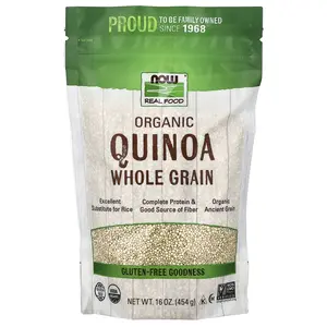 NOW Foods Organic Quinoa, Whole Grain, 16 oz (454 g)