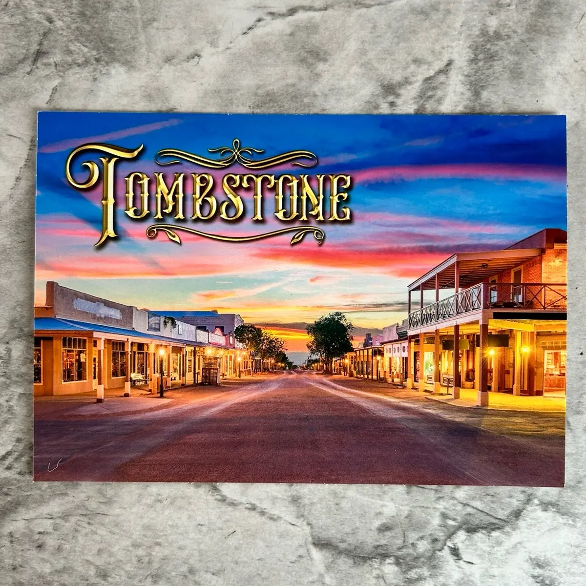 Personalized postcard from Tombstone, Arizona for the ultimate Wild West fan in your life!