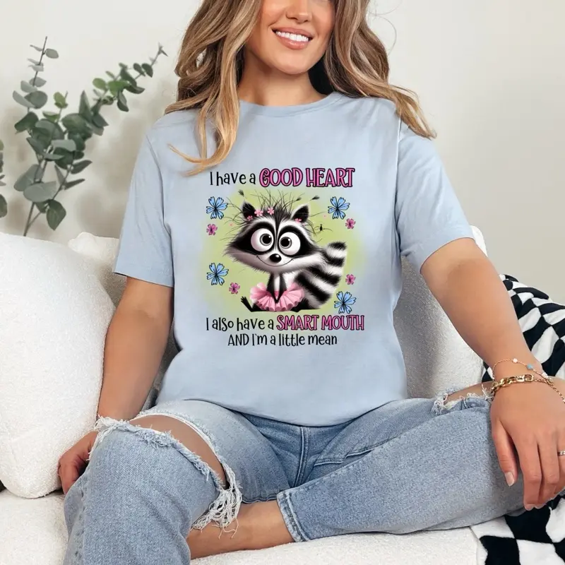 I have a good heart T-Shirt or Crewneck Sweatshirt love casual comfortable super soft relaxed fit unisex Sizing womenswear Streetwear Long Sleeve Top