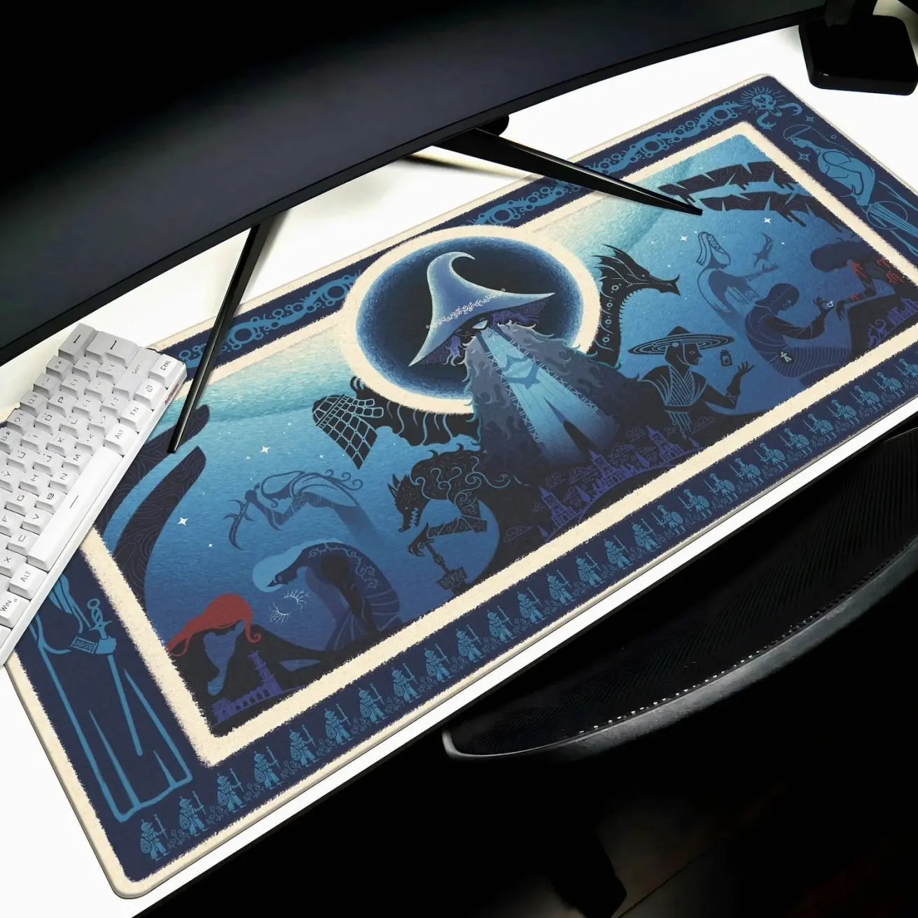 Ranni the Witch Desk Mat Elden Ring Mouse Pad, Lands Between Mouse Pad Gaming Desk Pad, Erdtree Gaming Mousemat, Elden Ring Playmat
