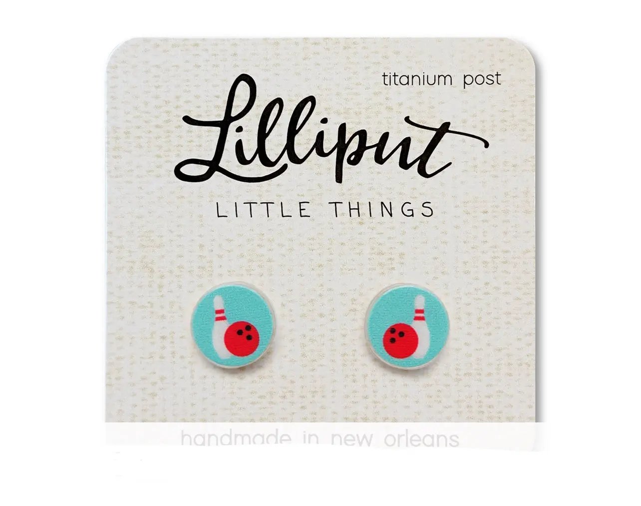 Bowling Earrings - Stylish Bowling Design for Everyday Wear