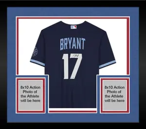 Framed Kris Bryant Chicago Cubs Autographed Nike City Edition Replica Jersey - Fanatics Authentic Certified