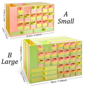 19/31 Grid Diamond Painting Multi-Functional Drawer Storage Set—The Ideal Gift and Practical Tool Set for Craft Enthusiasts