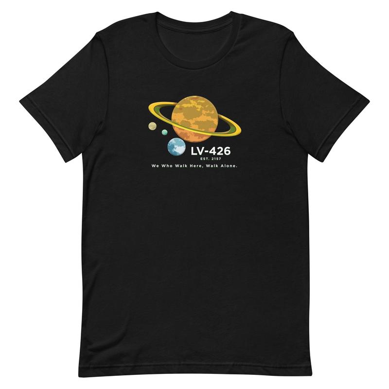 LV-426 Cotton Unisex T-Shirt for Men - Casual Streetwear Top