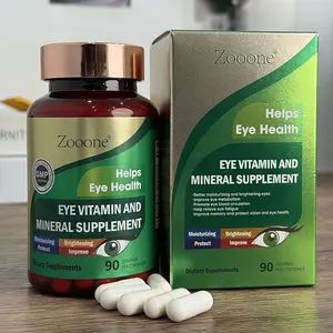 Lutein & Zeaxanthin Eye Vitamins with Vitamin C, Vitamin E, Zinc & Copper, Vision & Eye Health Support Supplement for Adults & Seniors, 90 Capsules