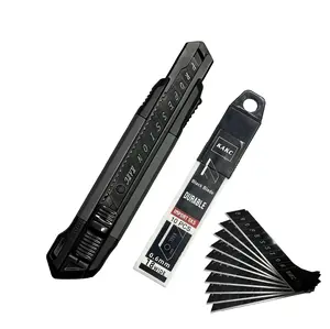 Industrial-Grade Heavy-Duty Utility Knife 118mm Self-Loading Box Cutter with 11 Blades ,Safety Lock & Non-Slip Handle,Multi-Purpose Cutting Tool for Cardboard, Packaging, DIY, Office,  Woodworking , Construction Use summervibes unique creative design