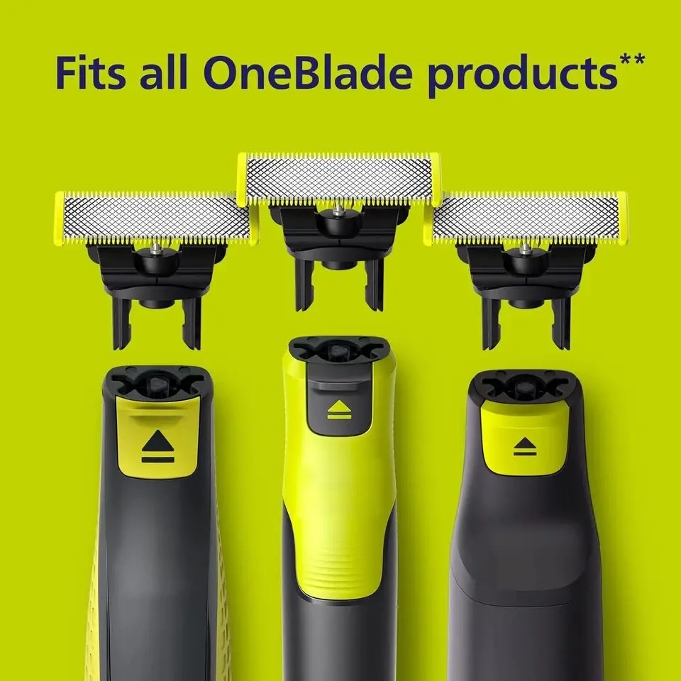Replacement Blade Compatible with OneBlade QP2523 6523 2527 2520 2533 2523 2630 6520 Models, Durable, Efficient Hair Removal Replacement Blade, Shaving Accessories, Shaver Attachments