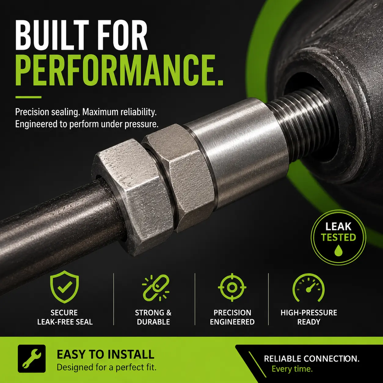 Industrial Pipe Extension Connector Stainless Steel Industrial Pipe Extension Connector Stainless Steel