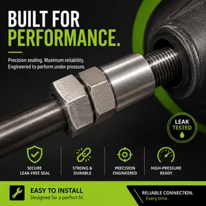 Industrial Pipe Extension Connector Stainless Steel
