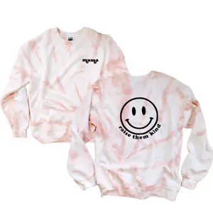 mama tie dye smile sweatshirt