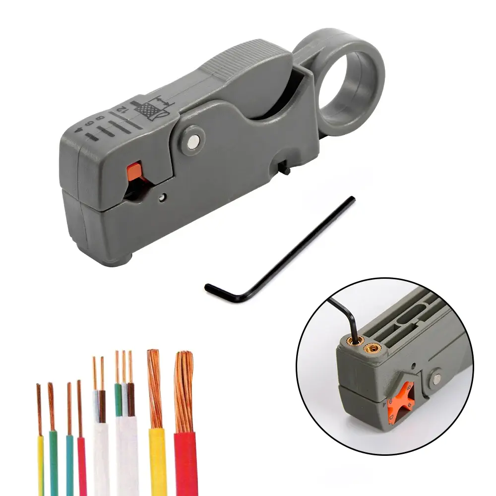 Stripping Pliers Decrustation Wire Cable Tools Stripper Stainless Steel  Hexagon Wrench Accessorie Insulated Electrical Straight No brand
