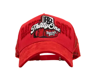 31 HATS X BACKBACK BOYZ LA MOCHILA RED SNAPBACK FULL SET! 31LAMOCHILA RED