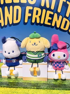 HELLO KITTY AND FRIENDS x MINILIKE Cute Energy Football Match Series Relaxing Plush Toy blindbox