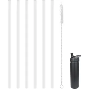 Replacement Straws Compatible With TAL 26oz Stainless Steel  Water Bottle,6 Pack with 1 Brush