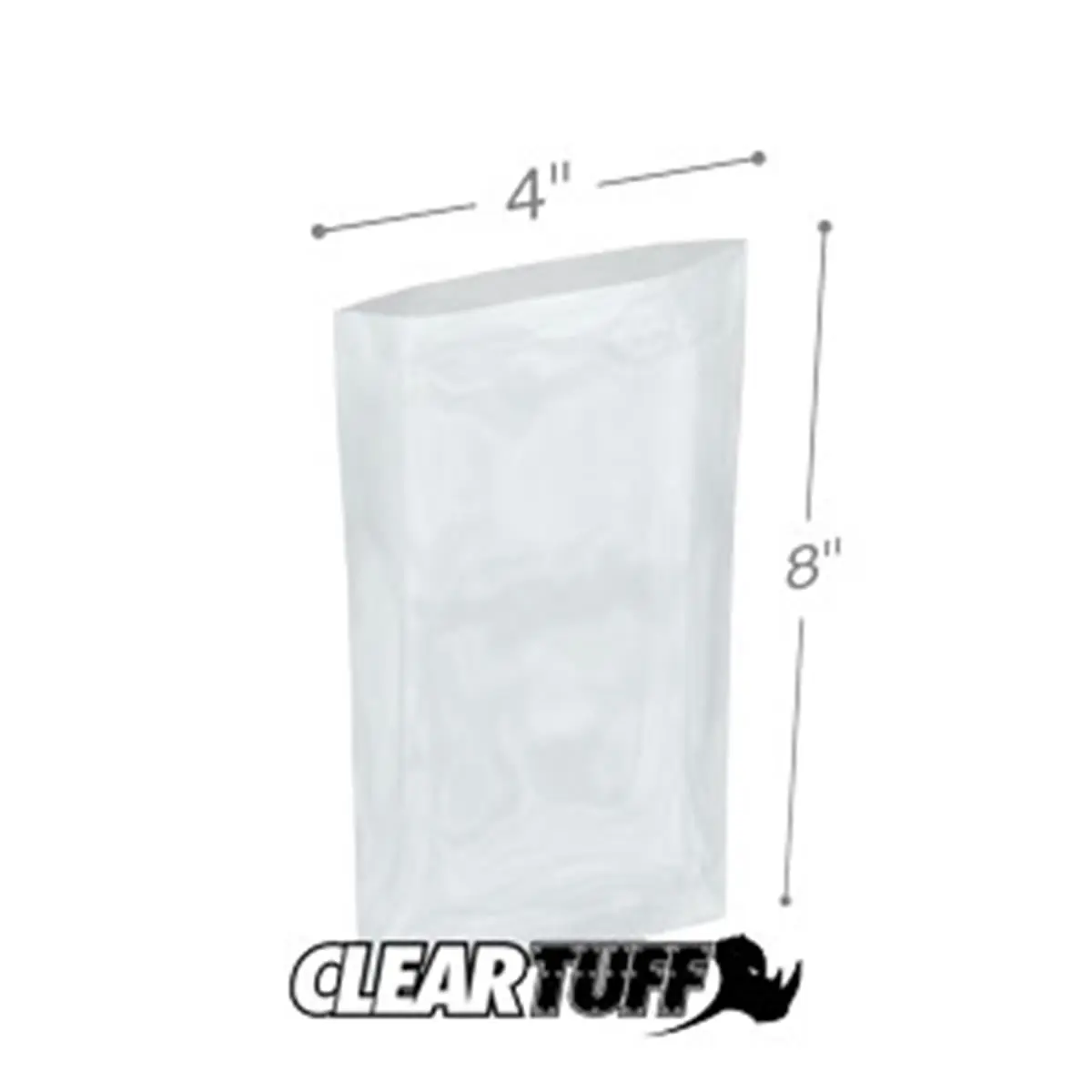 212 MAIN Industrial Low-Density Polyethylene Flat Top Trash Bags, 4x8 in, 0.004 Gauge - Recyclable Case of 1000 for Storage, Kitchen Organization, Food Service Needs