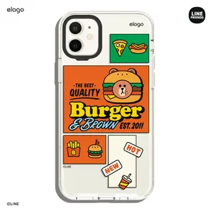 LINE FRIENDS | elago Burger Time Case for iPhone 11 [3 Styles]