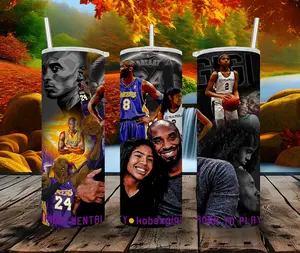 Basketball Legends Tumbler 20 oz Skinny 3