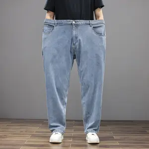 2XL-8XL Plus Size Men’s Jeans Elastic Stretch Casual Denim