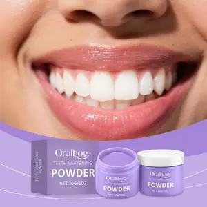 Oralhoe The Purple Tooth Cleaning Powder Has A Fine Texture And A Mild Formula To Care For Teeth And Clean Stains And Odors