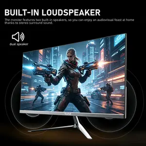 Gawfolk 24.5" FHD 1080P 200Hz Gaming Monitor with 1ms Fast Response Speed, Frameless Design, Built-in Speakers, FreeSync Technology, 99% sRGB, HDMI+DP Ports, VESA 75x75mm Mount Compatibility, Low Blue Light & Accurate Color Reproduction for PC Gaming