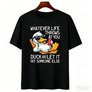 Birthday Gift Idea: Sarcastic Motivational Life Tee for Men and Women